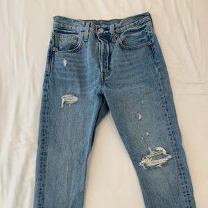 Levi’s 501 High Rise Skinny Jeans 26 Can’t Touch This Wash
